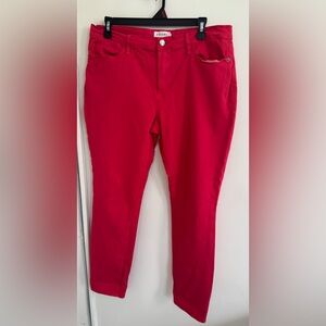 Frame Jeans Womens 32 Vintage Red Le High Skinny Stretch Denim Hi Rise
